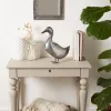 GALVANIZED DUCK SCULPTURE
