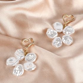 Flower Pearl Earrings (Option: 6926398669725)