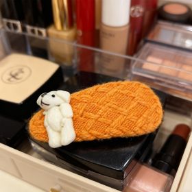 Knit Animal Hair Clip-2551 (Option: 6926398642551)